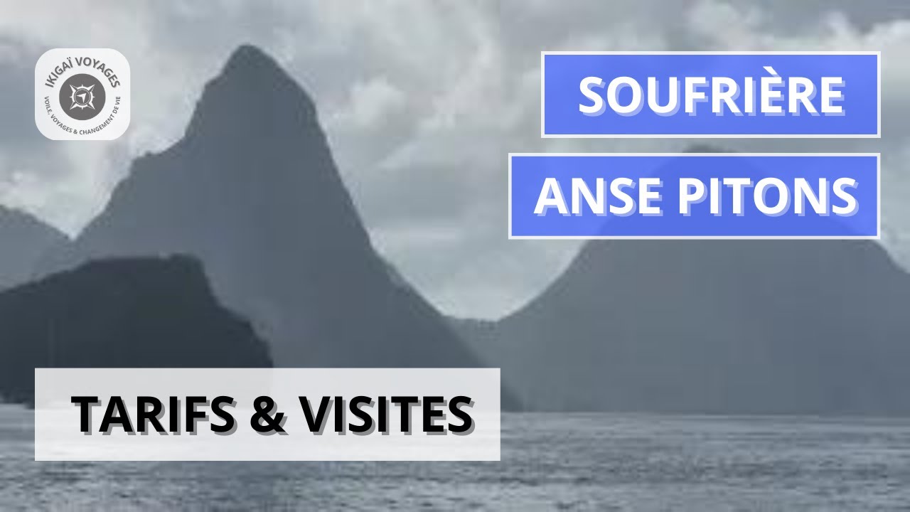 Arrivée à Anse Pitons, prix de la bouée, droit de mouillage dans le parc, bains de boue & cascades