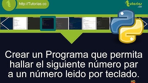 sentencia if-else – python (el siguiente numero par)