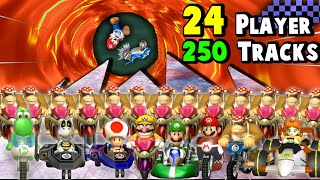 The Biggest Mario Kart Knockout Ever...