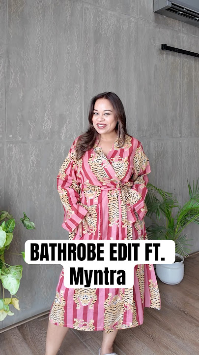 SHOP THE MOST COMFIEST BATHROBES EVER 👉🏻 #myntra #bathrobe