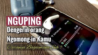 Cara Mendengarkan orang ngobrol dengan airpods