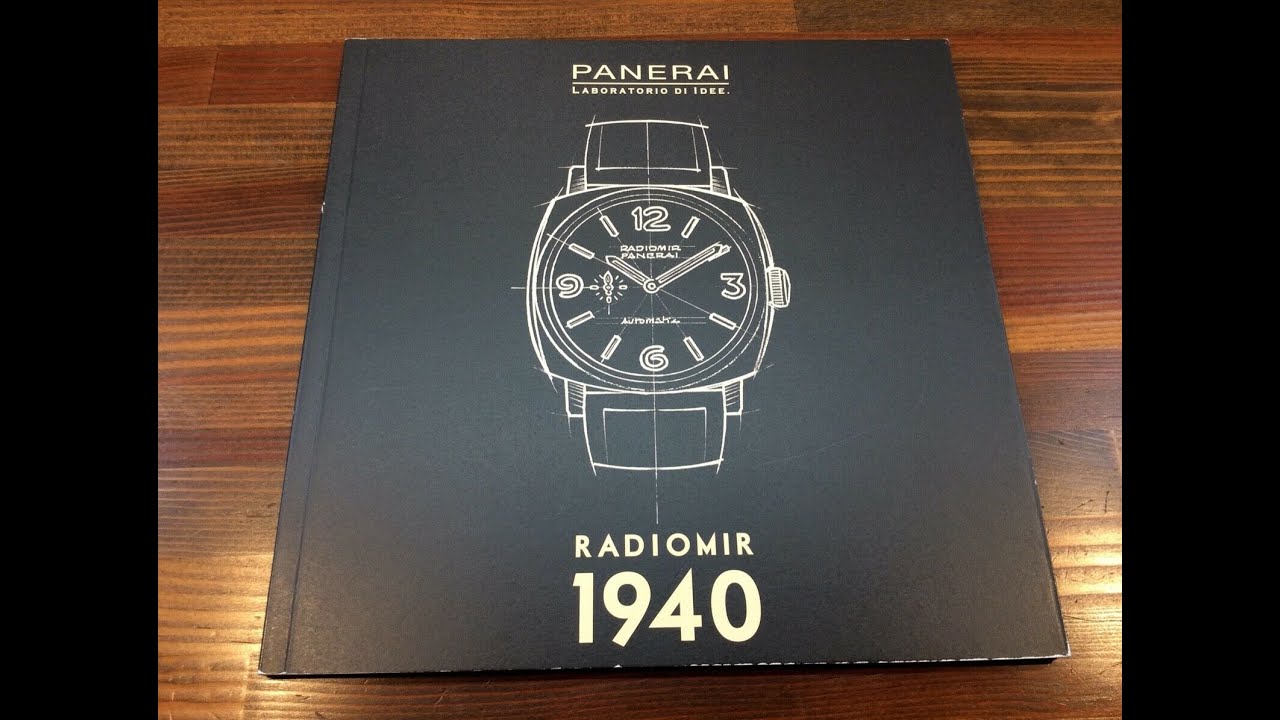 Panerai Radiomir 1940 Laboratorio Di Idee 2015 Book English 29 pages