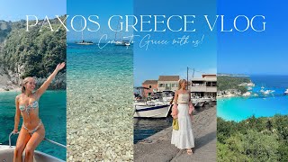 PAXOS GREECE VLOG! COME TO PAXOS WITH US FOR THE WEEK! HOLIDAY VLOG! | India Moon