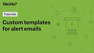 Configuring custom templates for alert emails