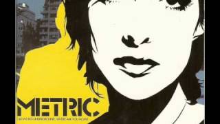 Metric - Help I'm Alive (Album Version) chords