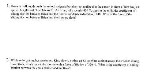 #JayPhysics Coefficient of Friction EXAMPLE Problems