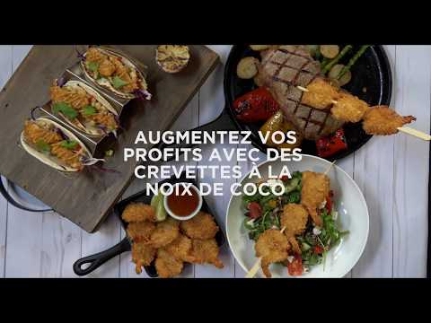 Vidéo: Comment Faire Cuire Des Crevettes Dans Des Flocons De Noix De Coco