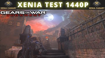 Gears of War Judgment PC Gameplay Test | Xenia Canary Xbox 360 Emulator | 1440p 60fps | RX 6700 XT
