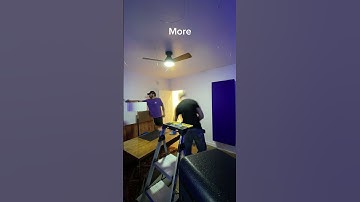 Recording Studio Install Timelapse With 11 of our 4” & Triangle Standard Purple Bass Traps & LED’s!