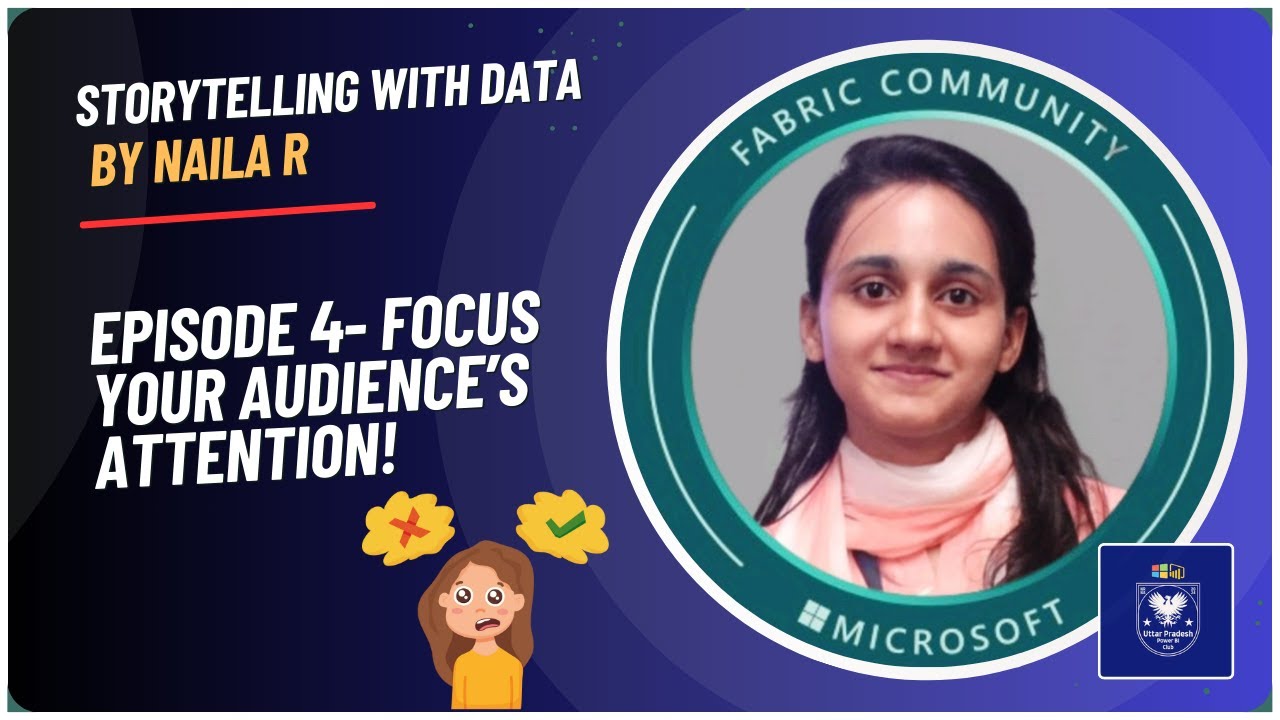 Storytelling with Data: Focus Your Audience’s Attention L4 | Data Analytics Course #education #ai