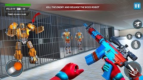 Prison Escape Robot Games-Android Gameplay #2024