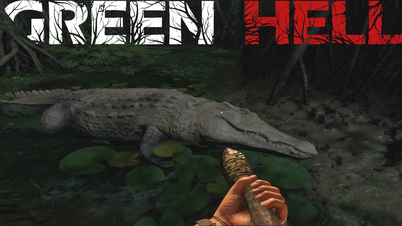 伝説の白いワニに襲われる Green Hell グリーンヘル The Spirits Of Amazonia スピリッツ オブ アマゾニア Steamオープンワールドサバイバルゲーム実況 36 Youtube