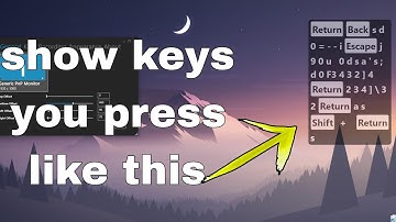 how to show keyboard keys u press on screen _ show keyboard input on screen