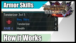 How Armor Skills Work In Mhgu Mh Mhgen