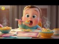 Baby Lunch Time Fun 🍽️ | Fun Kids Song | Toddler Eating Rhyme | Baby Learning Song