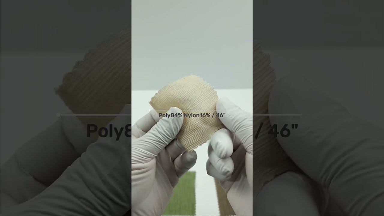 Solid Yoryu Rayon Nylon Woven Fabric (FAB1539) 