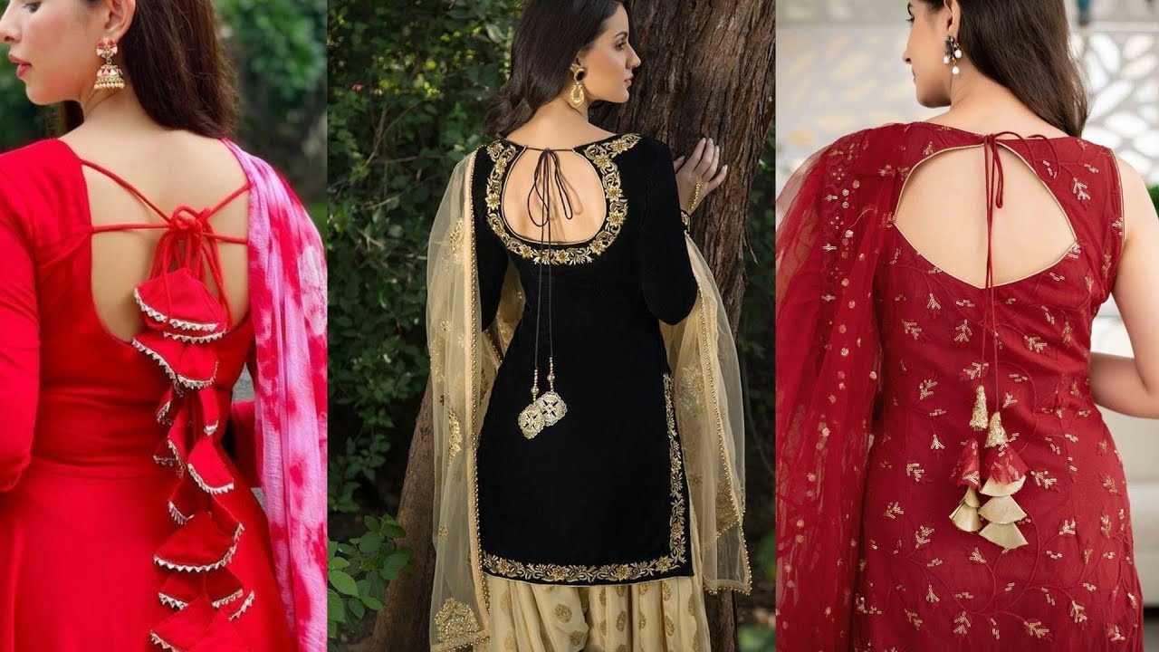 Top 10 Back Neck Design for Punjabi Suits & Kurtis In 2024