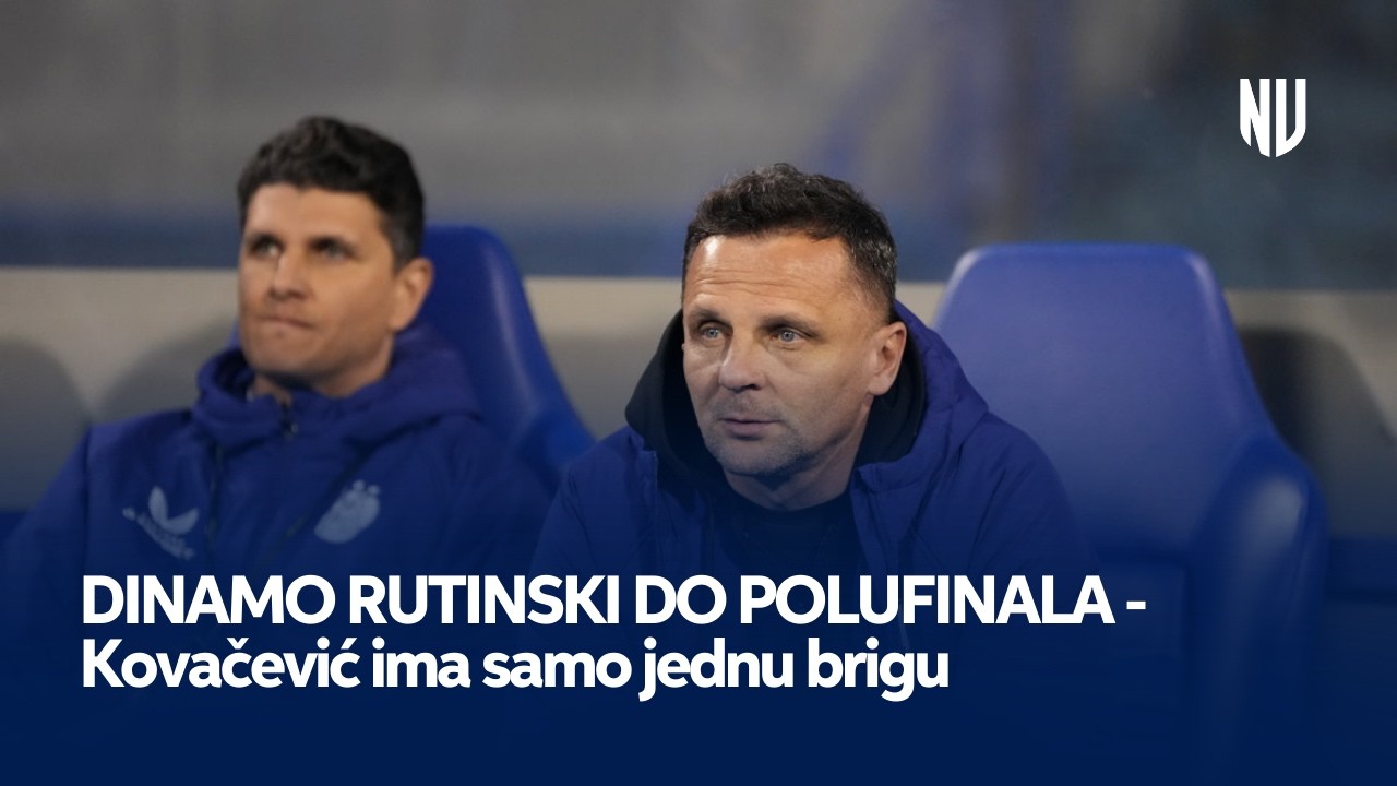 DINAMO RUTINSKI DO POLUFINALA - Kovačević ima samo jednu brigu