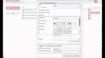 Create and update M-Files document using Goomfi Docs Add-on