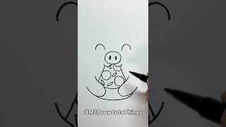 How To Draw A Cute Pig Easy Step By Step Tutorial