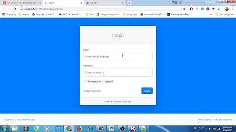 #4- ASP.NET, MVC - Xây dựng chức năng đăng nhập người dùng - create Login page for Admin on ASP.Net