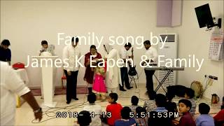 Celebrity Njanum Ente Kudumbhaum sung by James K Eapen & Family Wealth