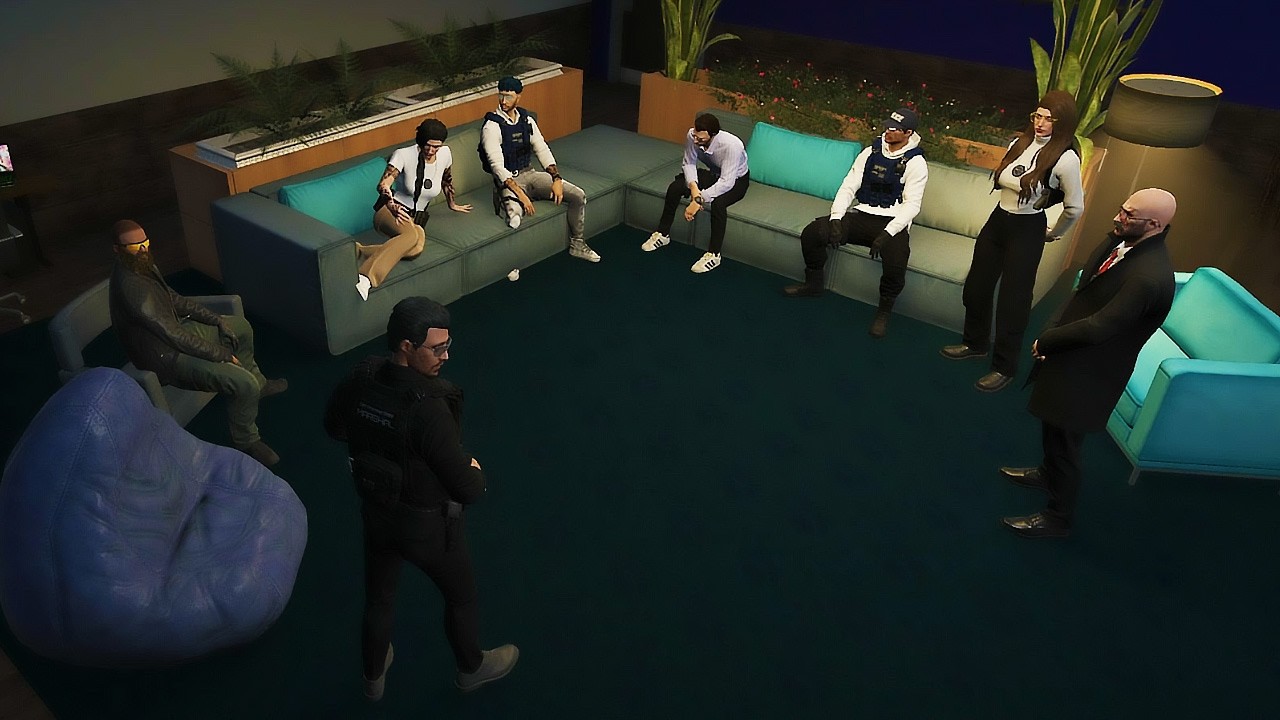 Impromptu Briefing: Brian Meets the Marshals on Active Cases! | NoPixel RP | GTA RP