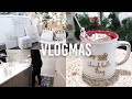 VLOGMAS DAY 14 | chill sunday, cleaning my bathrooms, holiday drinks, more gift wrapping