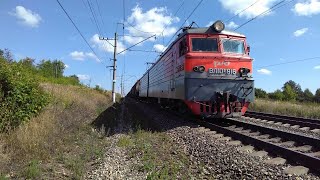 Электровоз Вл10У-916 С Грузовым Поездом