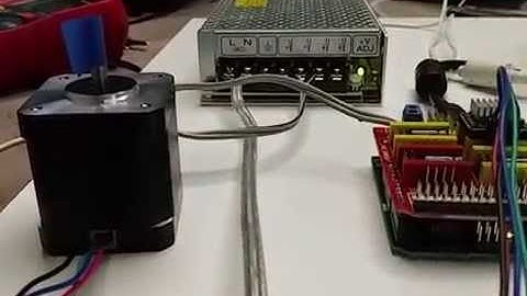 150705 Arduino CNC shield - 1st G-code test