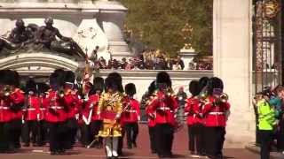 Band of the Irish Guards - Wellington Barracks - 21 April 2015