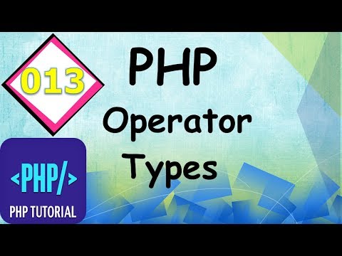 Operator Types in  PHP (HINDI) #013 || Engineering - Portal