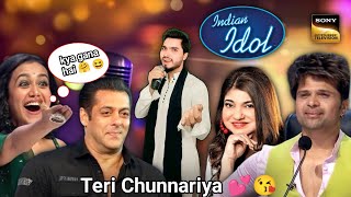 Download Lagu इस लड़के ने indian idol में salman sir का जबर्दस्त धमाका गाना गया😲| tere chunariya | indian idol s16 MP3