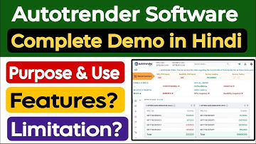 Autotrender Software Complete Demo in Hindi | Autotrender Software | #Autotrendersoftware #demovideo