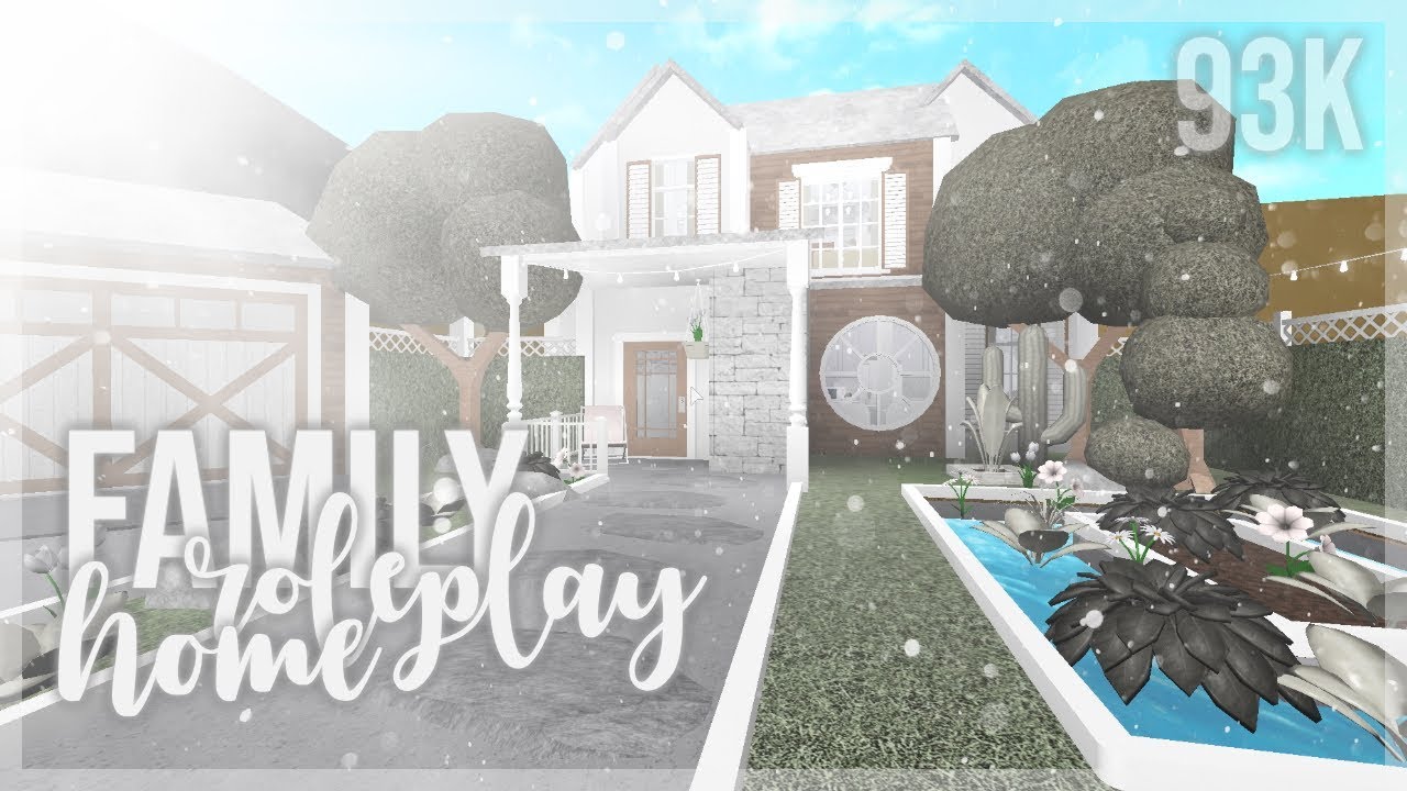 Bloxburg Family Roleplay Home Youtube - roblox bloxburg large aesthetic roleplay home