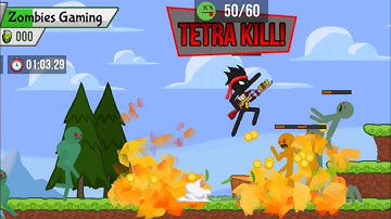 Stickman vs Zombies Daily Challenge!! Stickman zombie shooter New Update