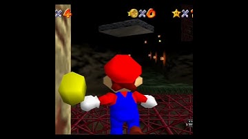 Super Mario 64 13 Sec. Speedrun A-maze-ing Emergency Exit Single Star Run #Youtubeshorts Switch N64