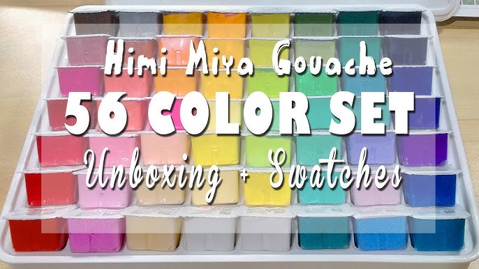 BIGGEST SET OF HIMI MIYA GOUACHE PAINTS (56 COLORS!!!!)