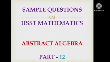Set / Hsst mathematics sample questions Abstract analysis part 12