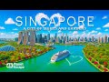 Singapore 4K – Aerial Views of Marina Bay & Futuristic Gardens by the Bay With Deep House Chill 🎵