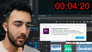 Adobe Premier Pro Crash Speed Run