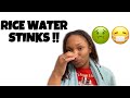 I TRIED RICE WATER FOR THE FIRST TIME