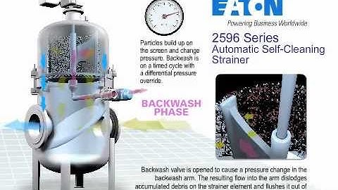 2596 Series Automatic Self-Cleaning Strainer