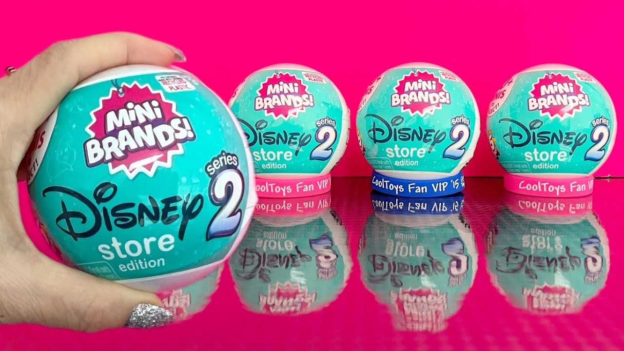 5 Surprise Mini Brands! Disney Store Edition Series 2 Mystery Pack