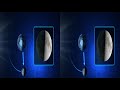 Lunar Eclipse in 3d SBS