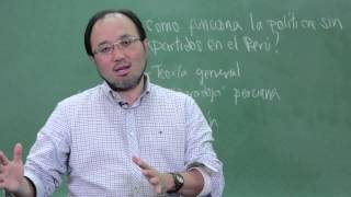 PUCP  ¿Cómo funciona la política sin partidos en el Perú? Aula Abierta con Martín Tanaka