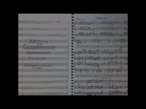 KAPUSTIN : 1st mov. from "Sinfonietta" Op.49 (for Piano 4 hands)