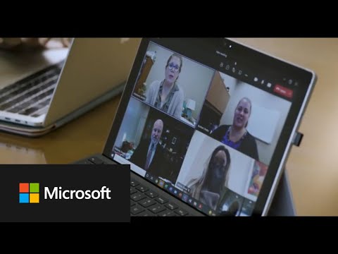 Microsoft 365 Electronics TV Commercial Kent State University offers hybrid learning for remote and in-room students with Microsoft Teams