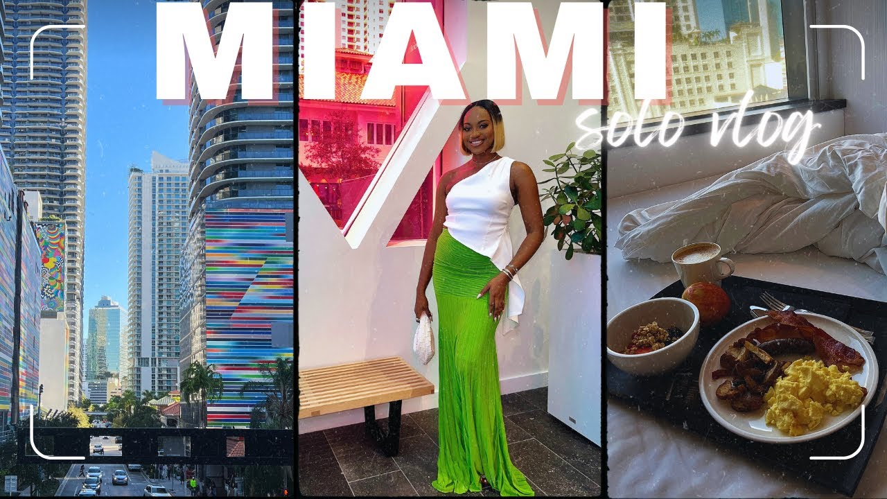 SOLO TRAVEL VLOG| Brickell Miami, CitizenM Hotel Review | Things to do in Miami| ARIANNE STYLLZ