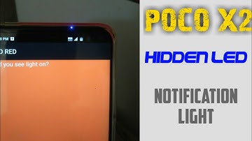 Poco X2 hidden led notification light how to enable...?